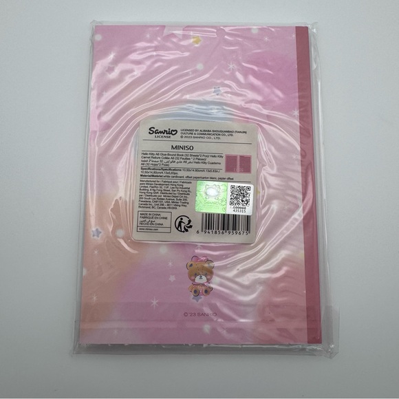 Hello Kitty Miniso x Sanrio Notebook + A6 Journal Set 2pc NWT Kawaii - Picture 8 of 10